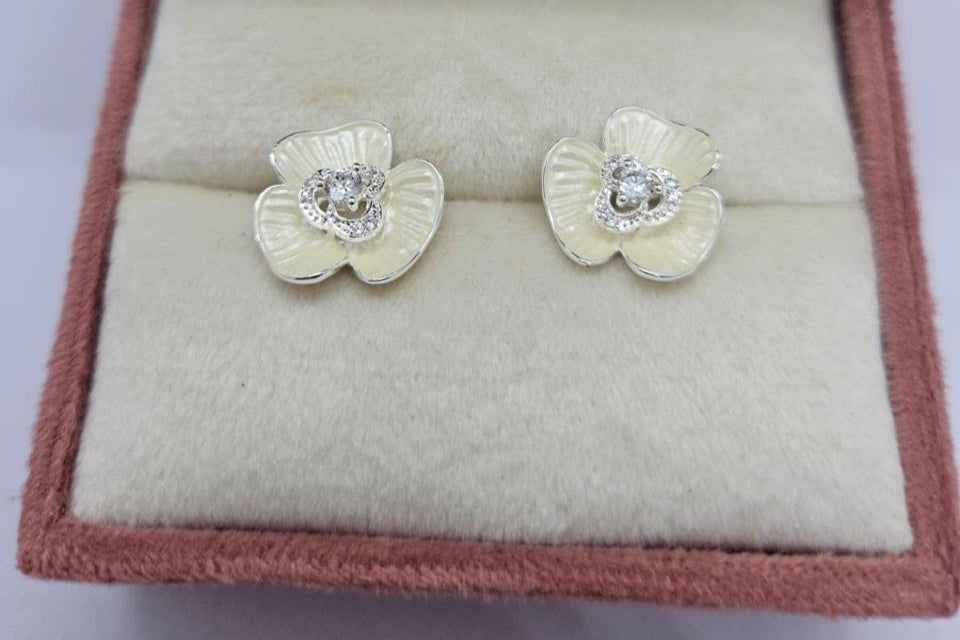 Petal Glow Floral Studs