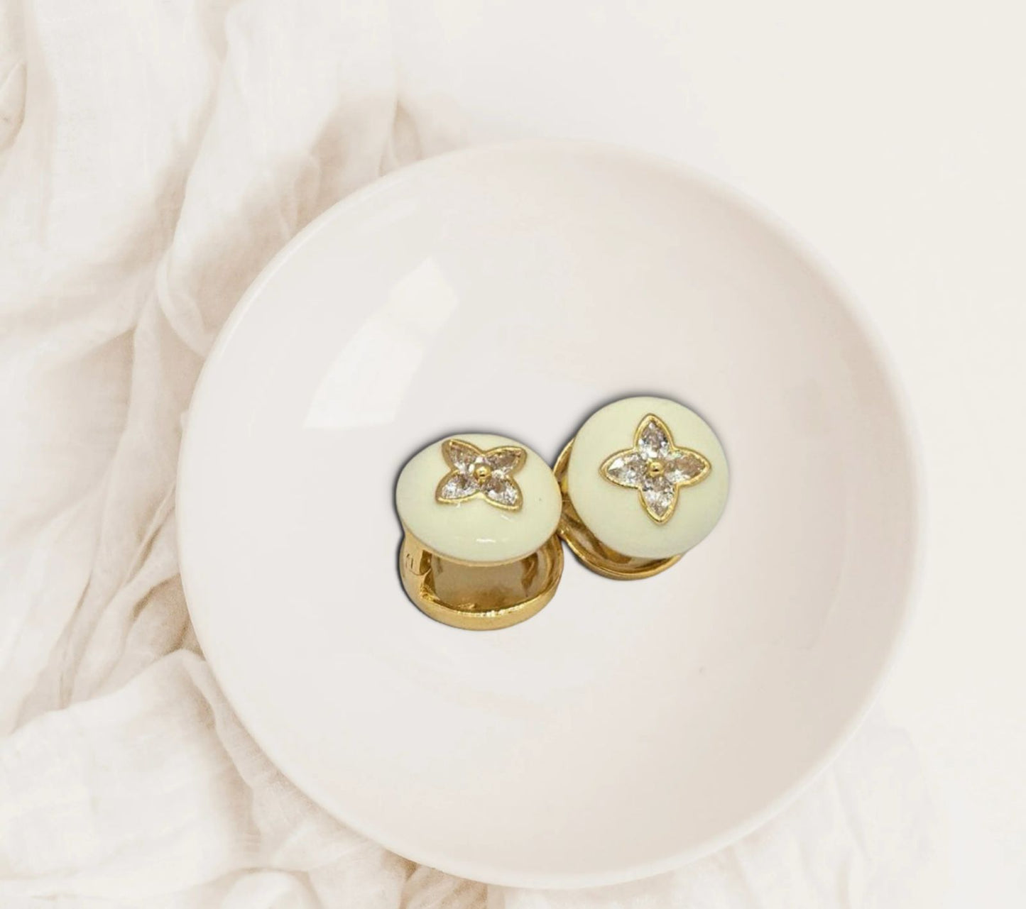 Golden Bloom Stud Earrings