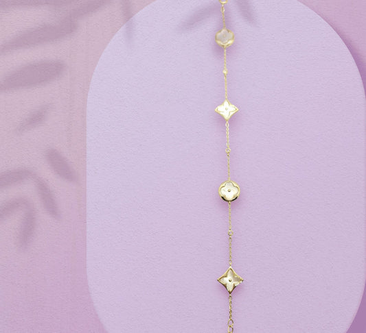 Fleur Harmony Golden Bracelet