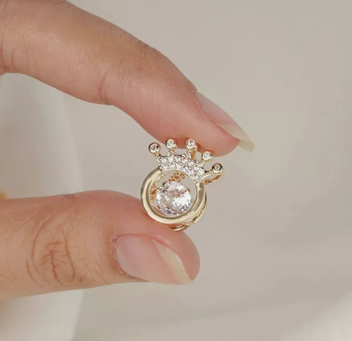 925 Silver Crown Chain Pendant - Silver Gift for Her