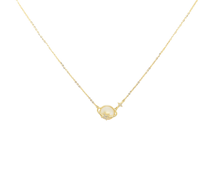 925 Silver Celestial Star Orbit Necklace
