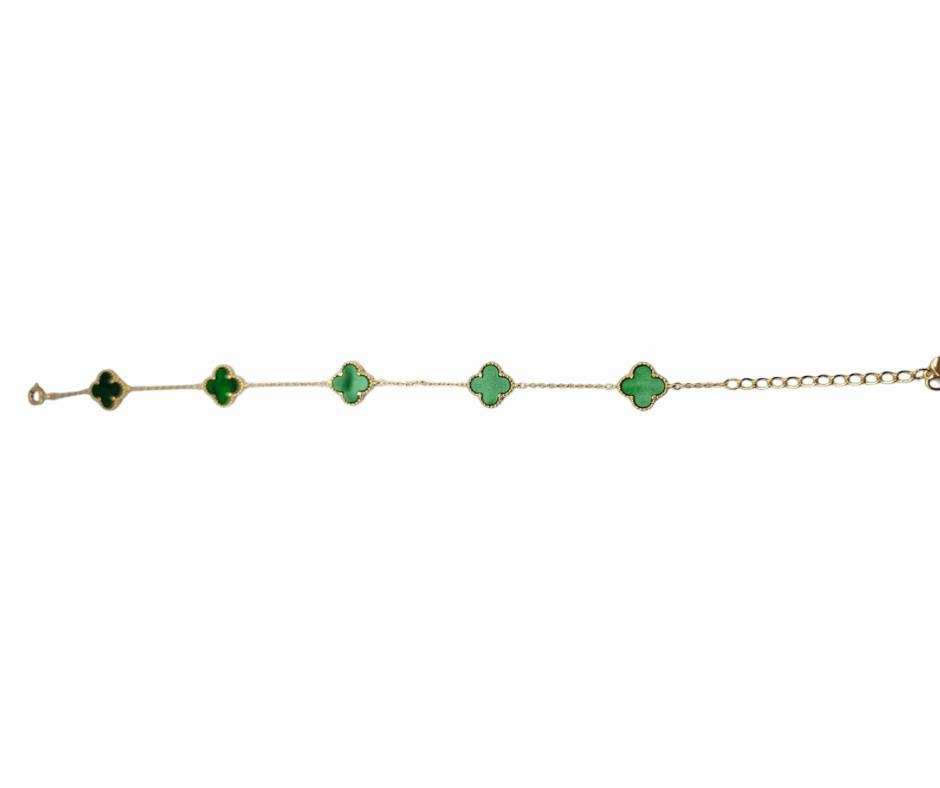 Green Emerald Grace Bracelet