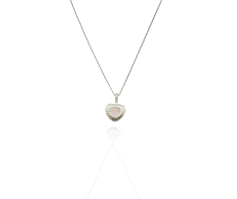 Frosted Heart Elegance Pendant