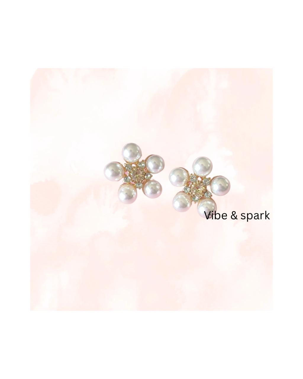 Petal Pearl Bloom Earrings