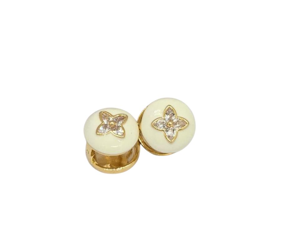 Golden Bloom Stud Earrings
